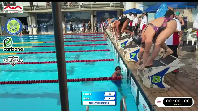 50m Livre Feminino - Série 6