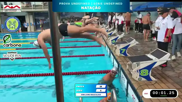 50m Livre Masculino - Série 6