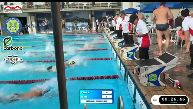 50m Livre Masculino - Série 8