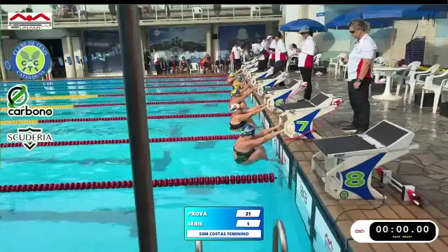 50m Costas Feminino