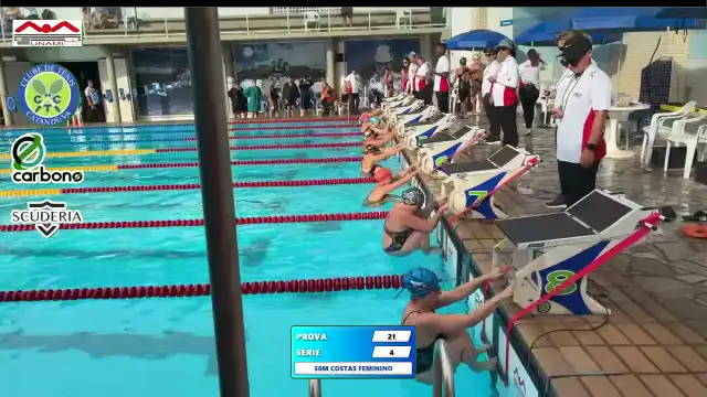 50m Costas Feminino - Série 4