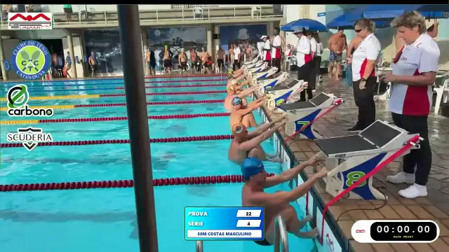50m Costas Masculino - Série 4
