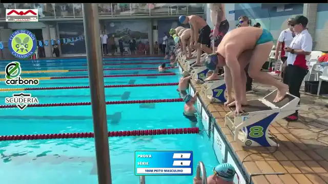 100m Peito Masculino - Série 6