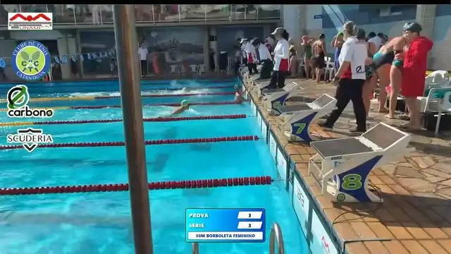 50m Borboleta Feminino - Série 3