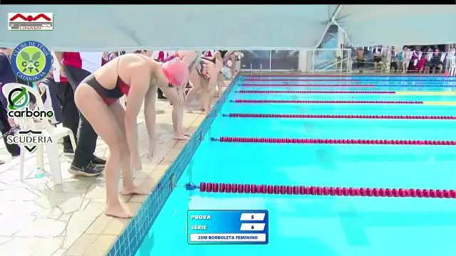 25m Borboleta Feminino - Série 6