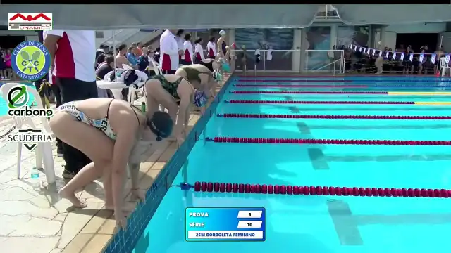25m Borboleta Feminino - Série 10