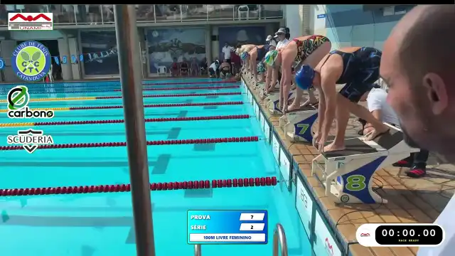 100m Livre Feminino - Série 2