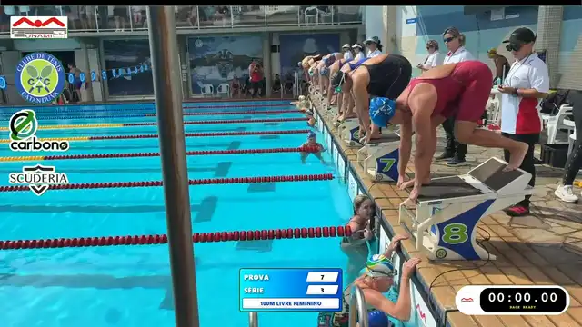 100m Livre Feminino - Série 3
