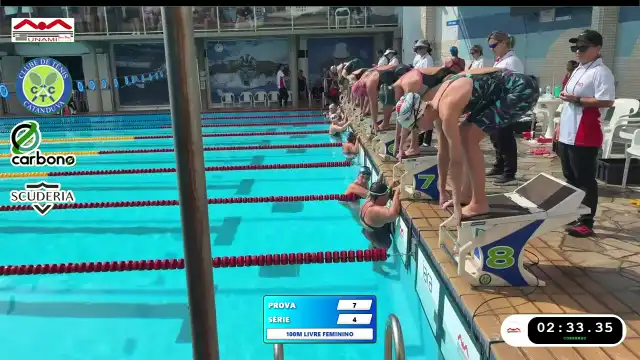 100m Livre Feminino - Série 4
