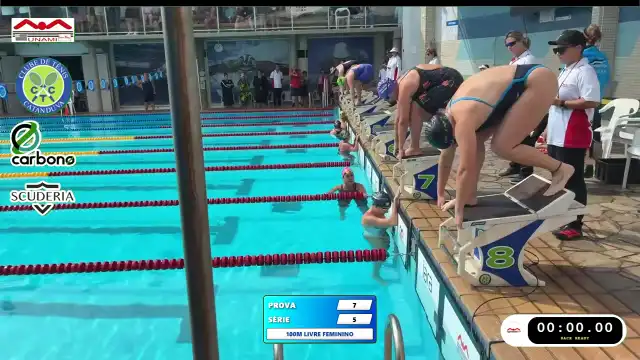 100m Livre Feminino - Série 5