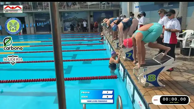 100m Livre Feminino - Série 6