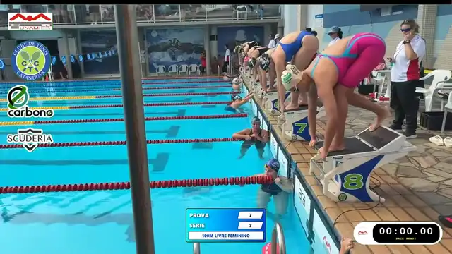 100m Livre Feminino - Série 7