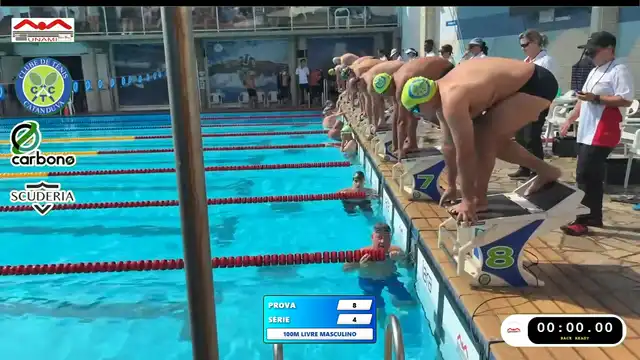 100m Livre Masculino - Série 4