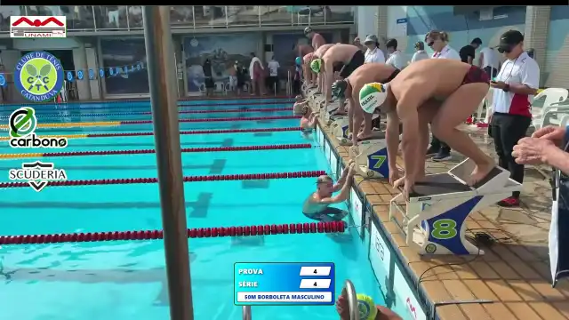 50m Borboleta Masculino - Série 4