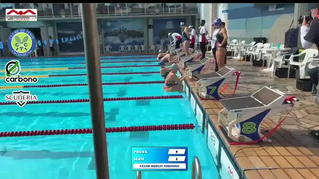 Revezamento 4×25m Medley Feminino - Série 2