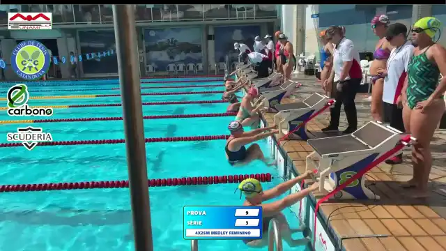 Revezamento 4×25m Medley Feminino - Série 3