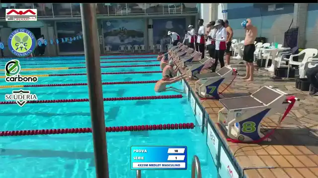 Revezamento 4×25m Medley Masculino