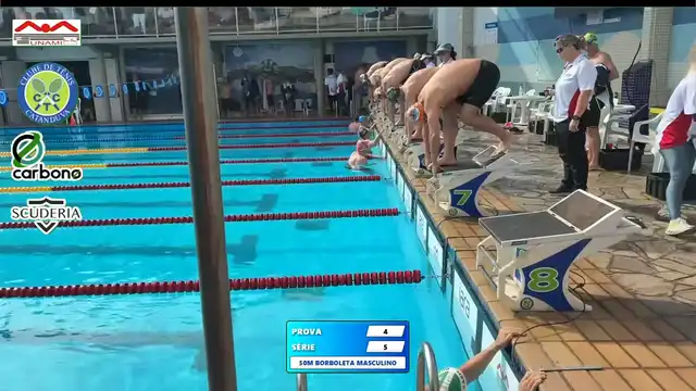 50m Borboleta Masculino - Série 5