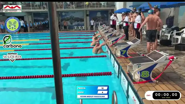 Revezamento 4×50m Medley Masculino - Série 4