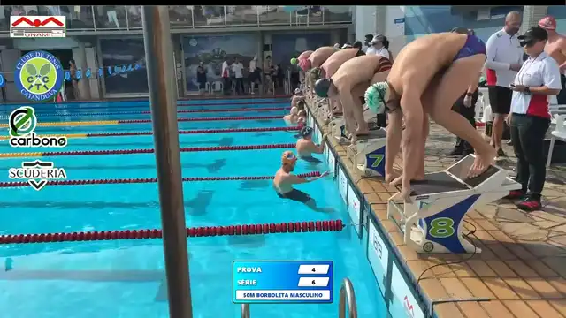 50m Borboleta Masculino - Série 6