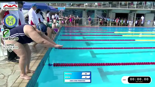 25m Livre Feminino - Série 4