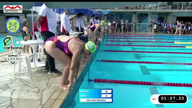 25m Livre Feminino - Série 9