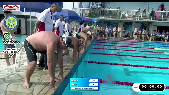 25m Livre Masculino - Série 7