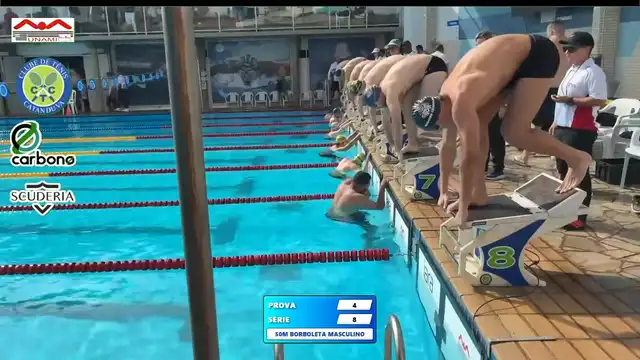 50m Borboleta Masculino - Série 8