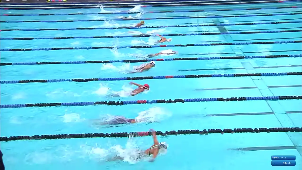 100m Borboleta Feminino - Série 2 - Juvenil 2