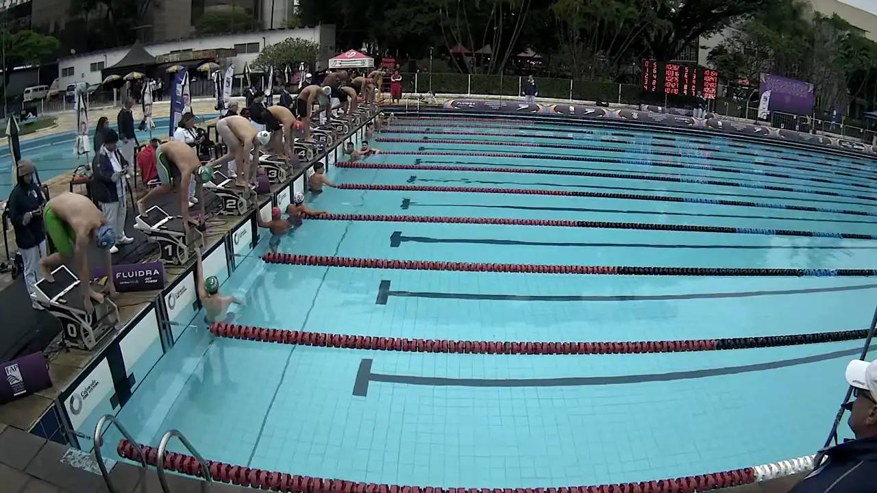 100m Borboleta Masculino - Série 4 - Juvenil 1