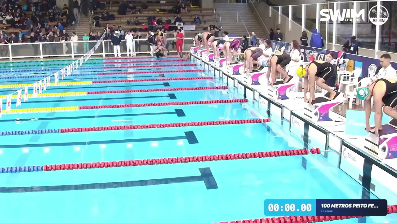 100m Peito Feminino - Série 3