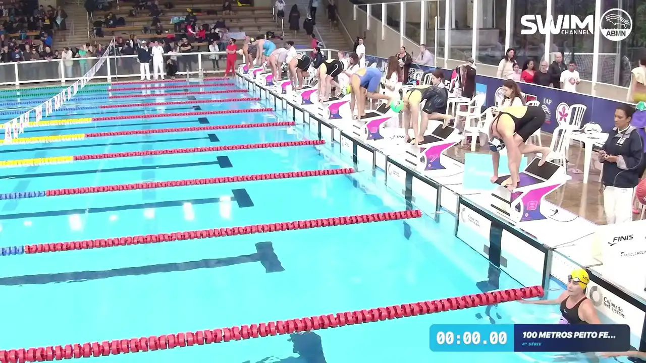 100m Peito Feminino - Série 4