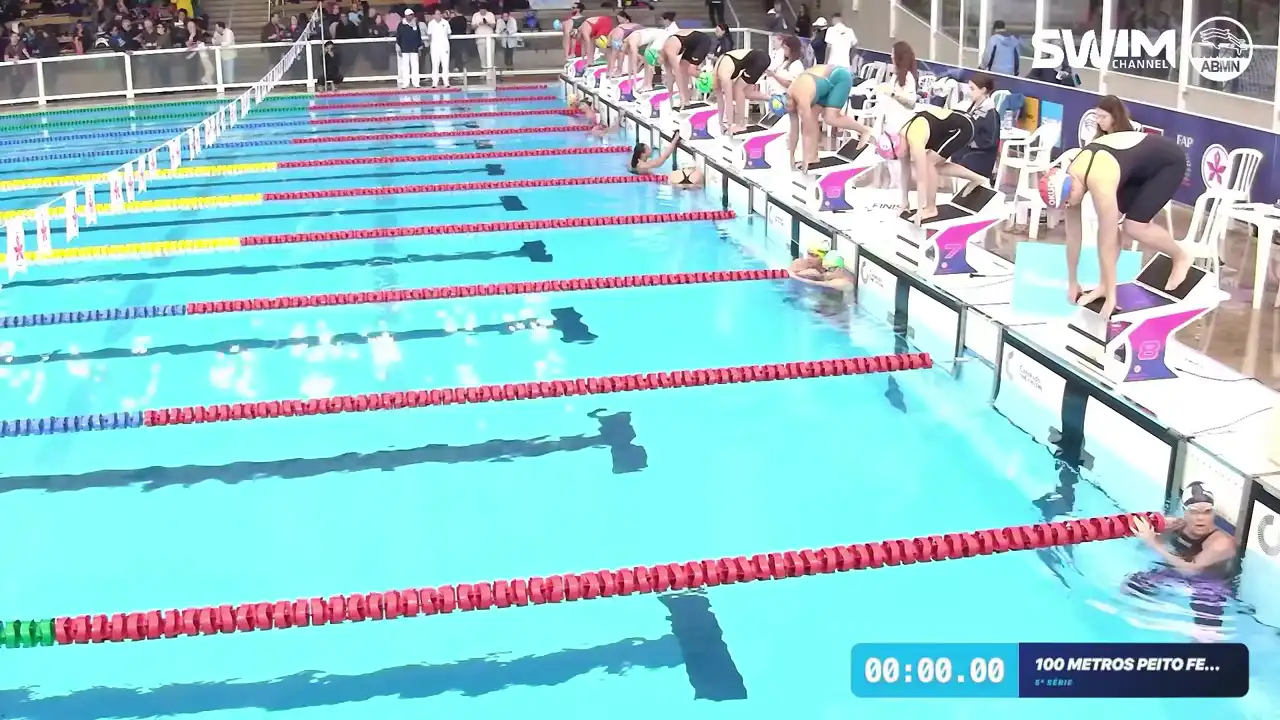 100m Peito Feminino - Série 5