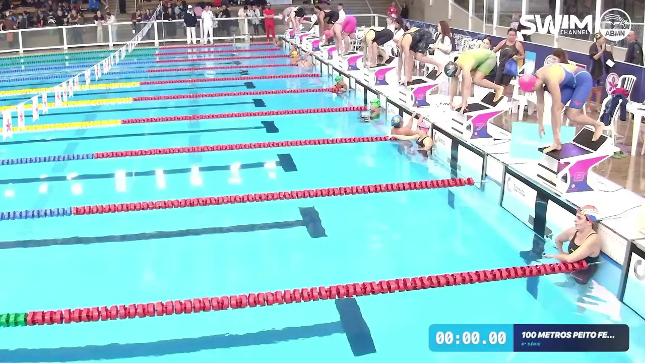 100m Peito Feminino - Série 6