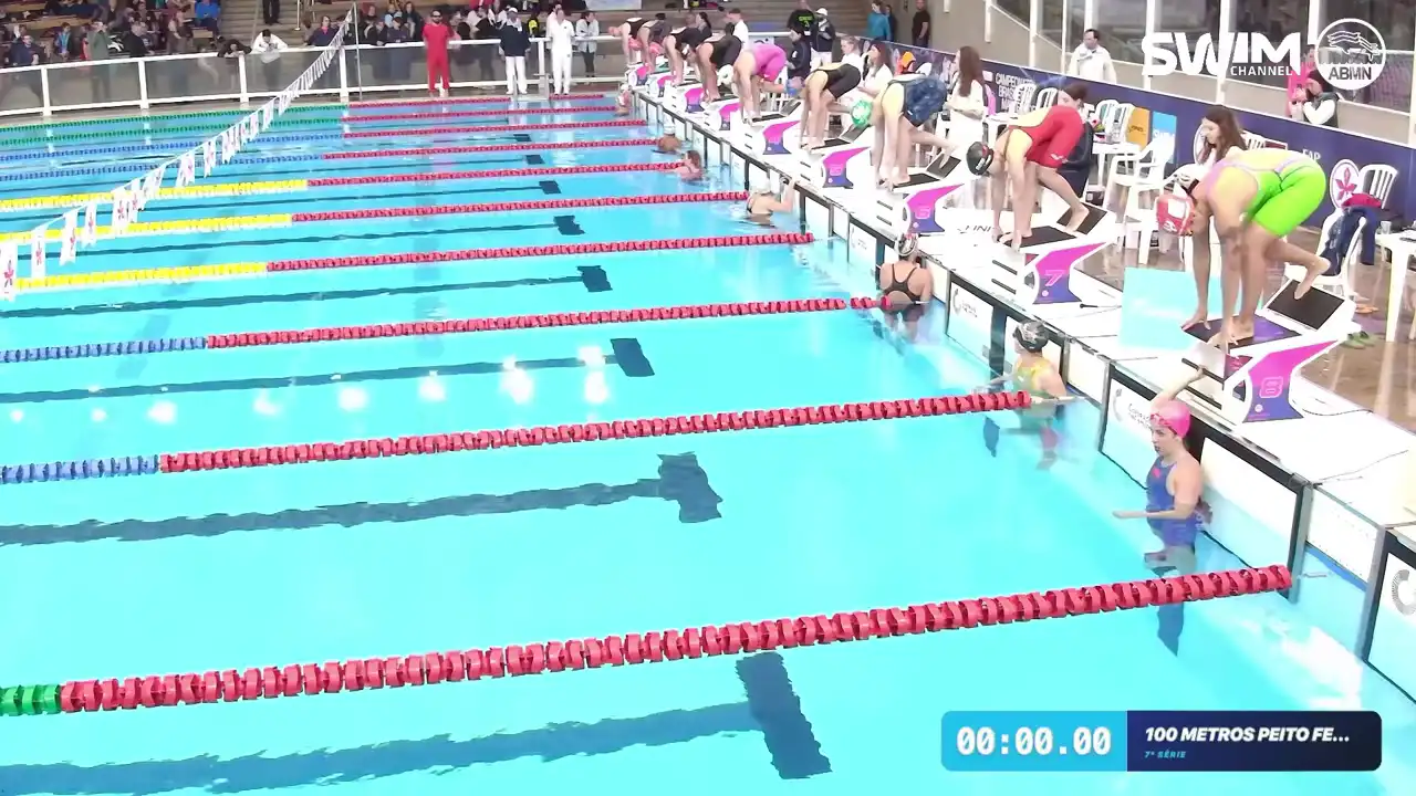 100m Peito Feminino - Série 7