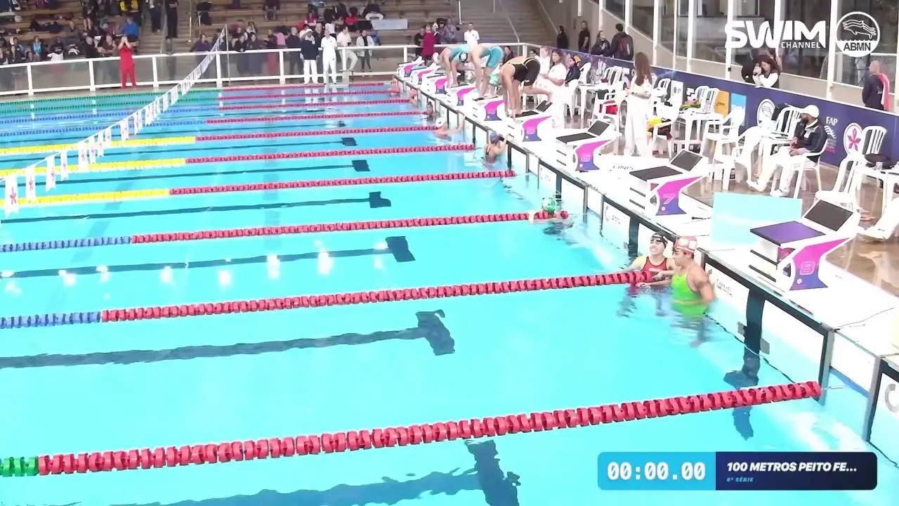 100m Peito Feminino - Série 8