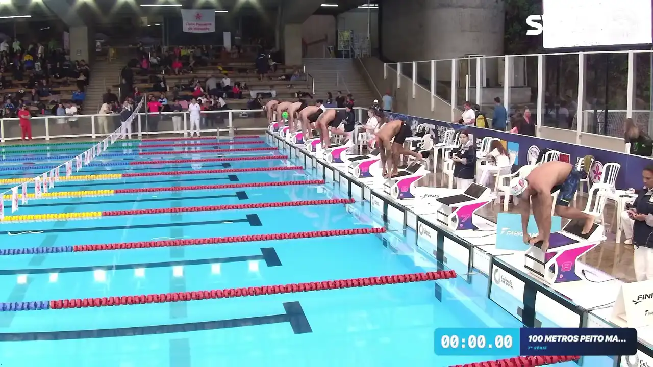 100m Peito Masculino - Série 7