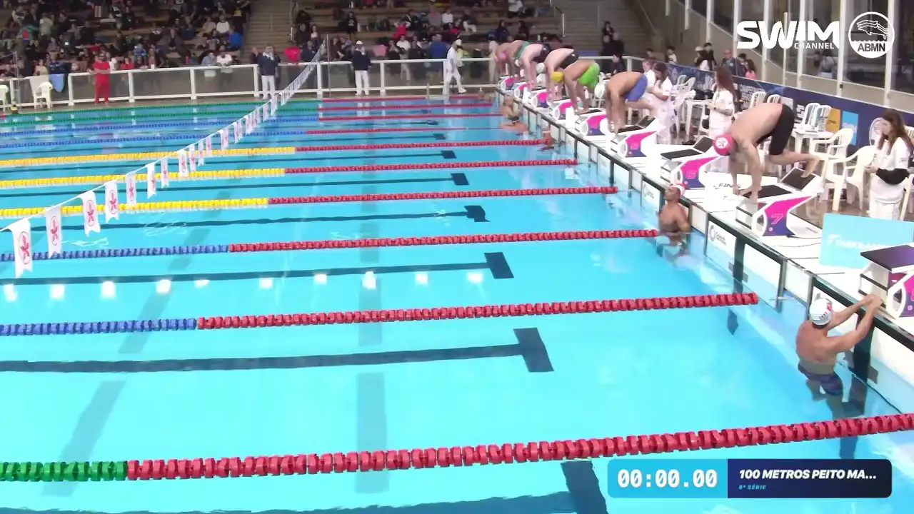 100m Peito Masculino - Série 8