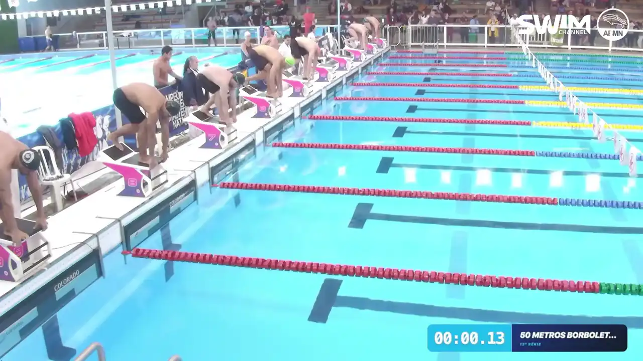 50m Borboleta Masculino - Série 12