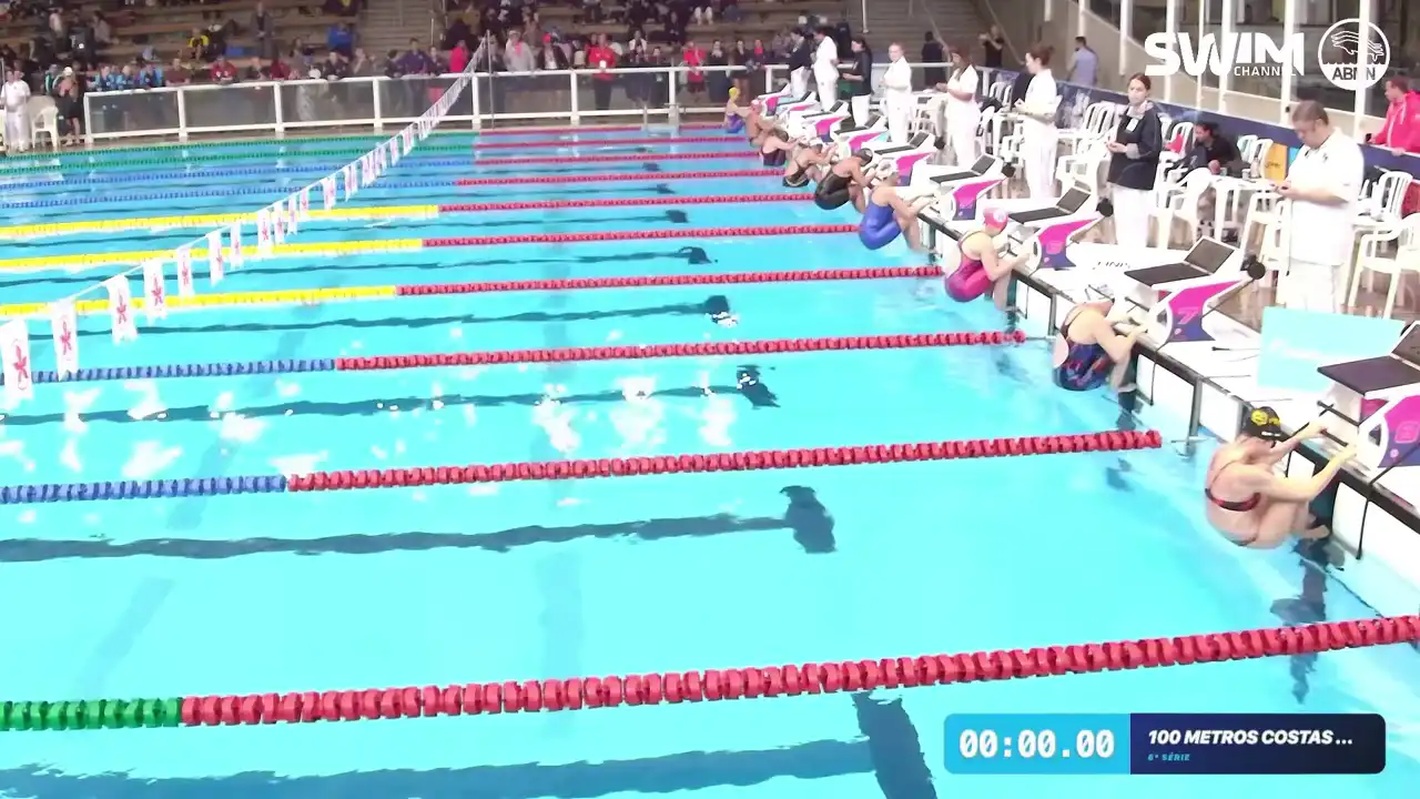 100m Costas Feminino - Série 6