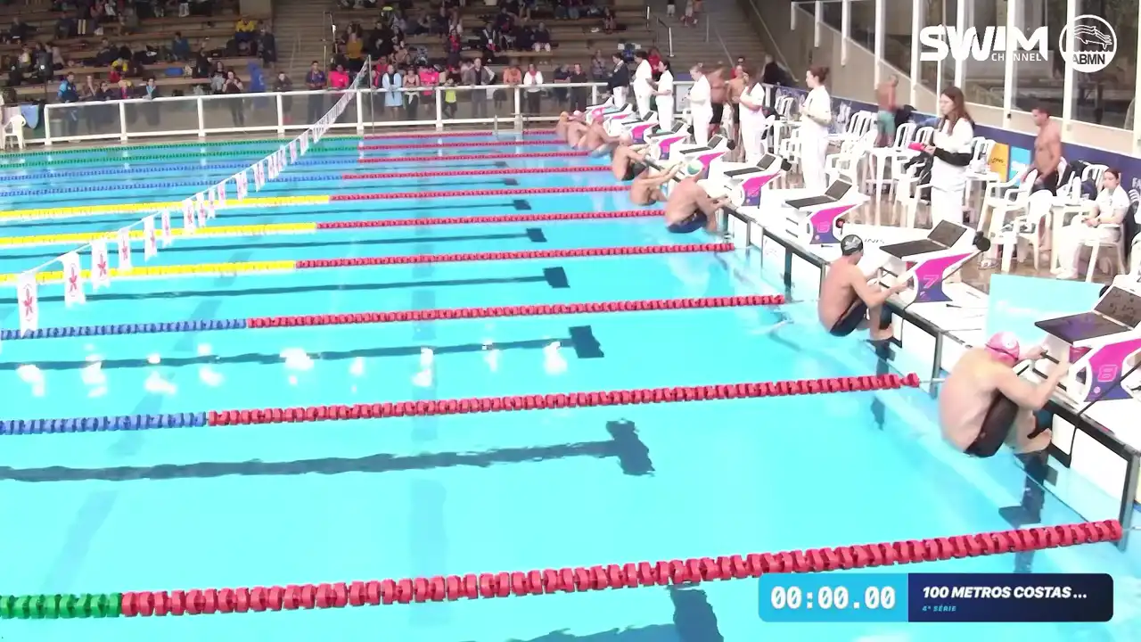 100m Costas Masculino - Série 4