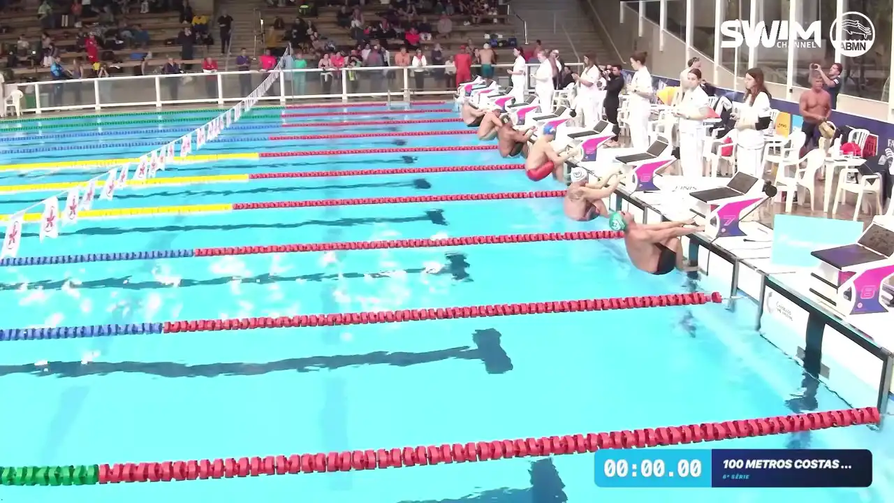 100m Costas Masculino - Série 6