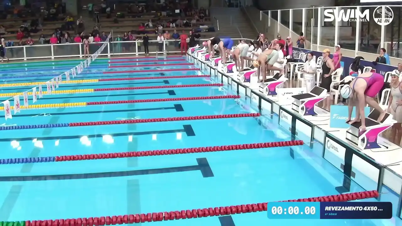 Revezamento 4×50m Livre Feminino - Série 4