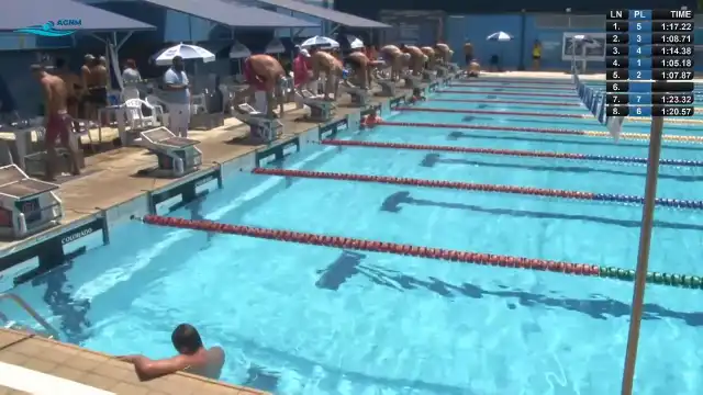 100m Borboleta Masculino - Série 4