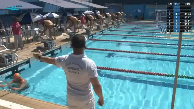 50m Peito Masculino - Série 10