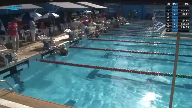 50m Costas Feminino - Série 1
