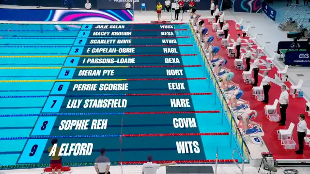 Women's 50m Breaststroke - Heat 2/10