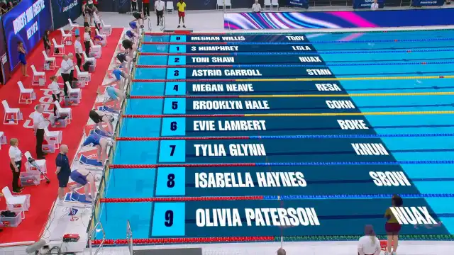Women's 100m Freestyle - Heat 2/13