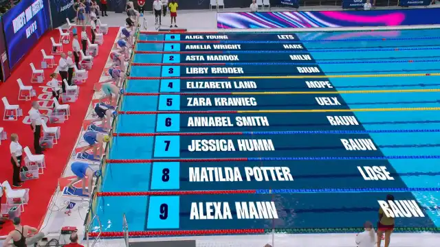 Women's 100m Freestyle - Heat 9/13