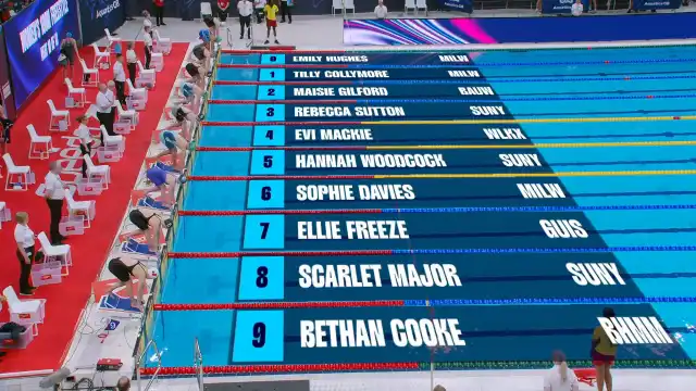 Women's 100m Freestyle - Heat 10/13